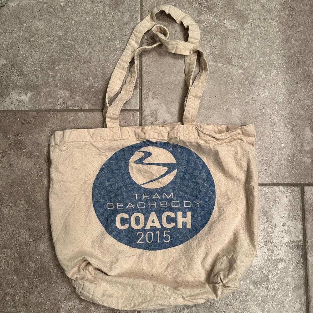 Team Beachbody BODI Tote Bag Canvas Grocery Bag Purse